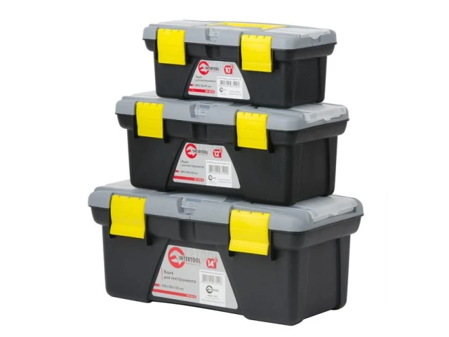 Комплект ящиків для інструменту, 3 од., 10" / 12" / 14" INTERTOOL BX-0303 