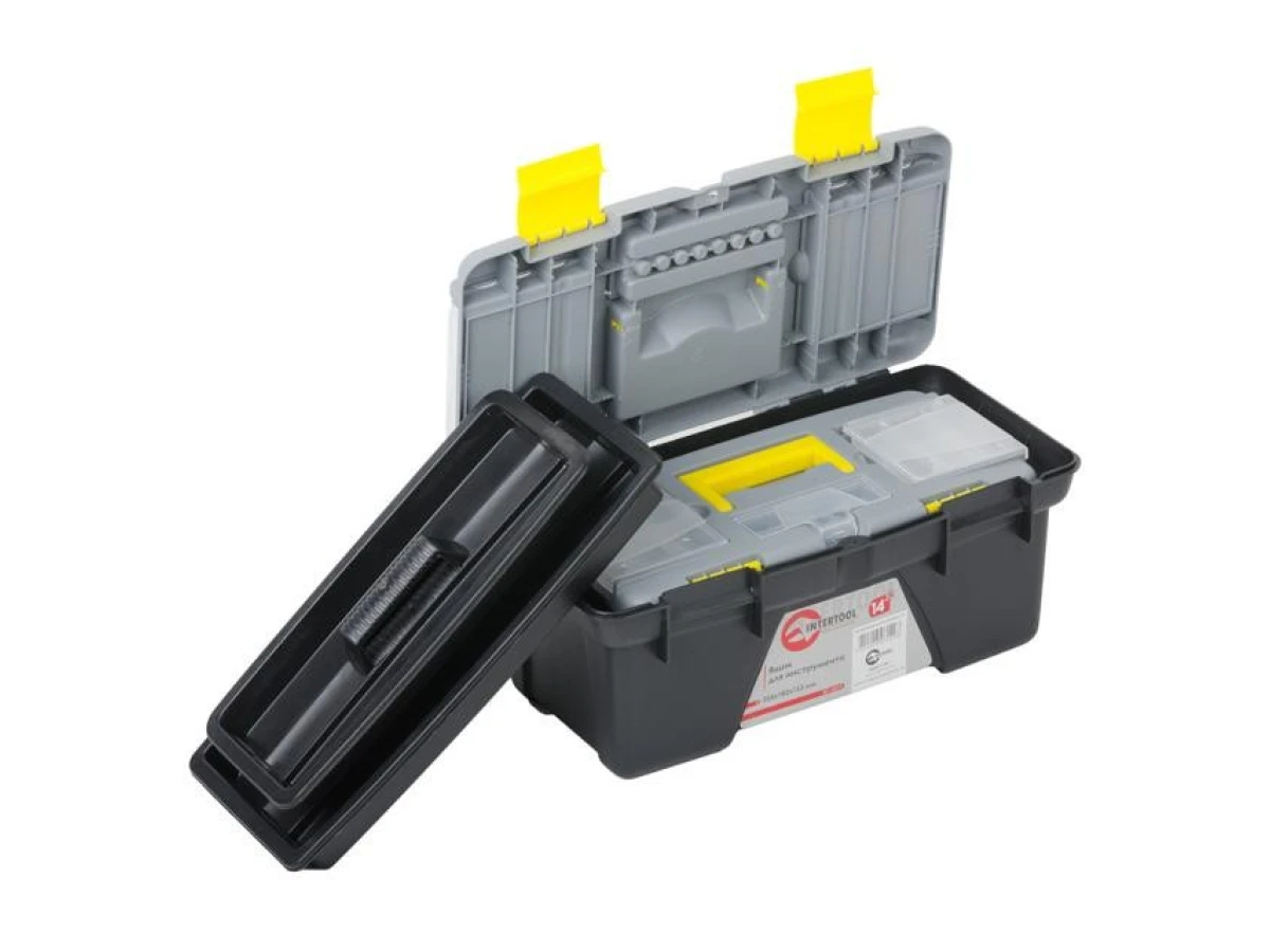 Комплект ящиків для інструменту, 3 од., 10" / 12" / 14" INTERTOOL BX-0303 