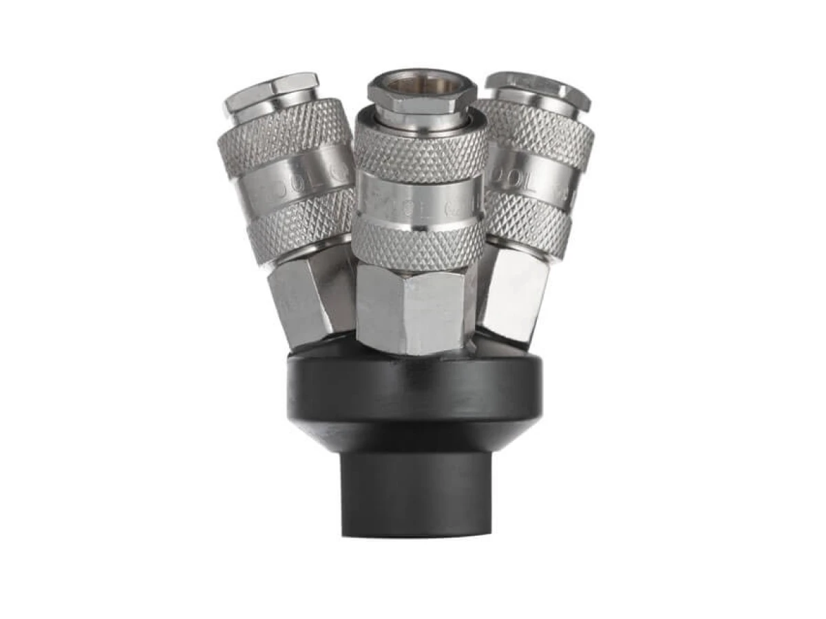 Розгалужувач повітря 1/4 "на 3 виходи, W-подібний, з швидкороз'ємними з'єднаннями, 10bar INTERTOOL PT-1853 