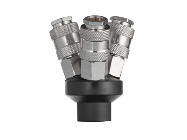 Розгалужувач повітря 1/4 "на 3 виходи, W-подібний, з швидкороз'ємними з'єднаннями, 10bar INTERTOOL PT-1853 