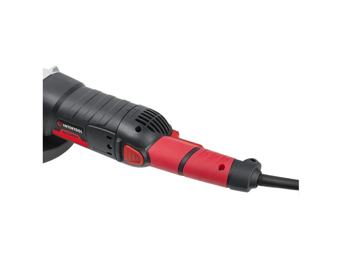 Шліфмашина кутова 1800 Вт, діаметр круга 180 мм, 8000 об/хв., плавний пуск INTERTOOL WT-0227 