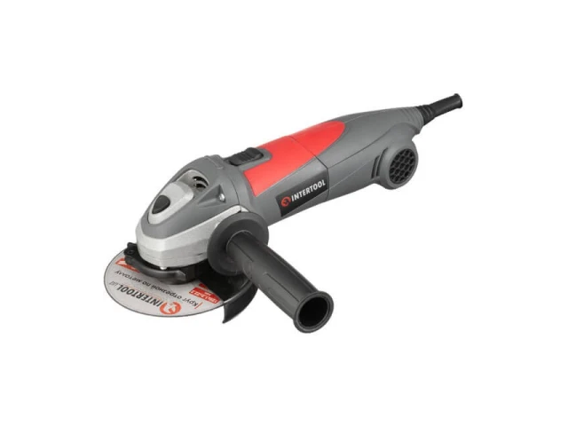 Шліфмашина кутова 710 Вт, 11000 об/хв., діаметр круга 125 мм INTERTOOL DT-0266 