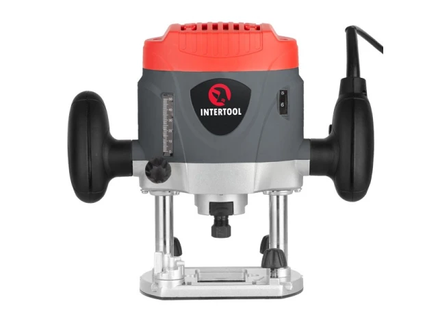 Фрезер, 1200 Вт, 8000-28000 об/хв., цанга 6/8 мм, макс глибина 52 мм INTERTOOL DT-0950 