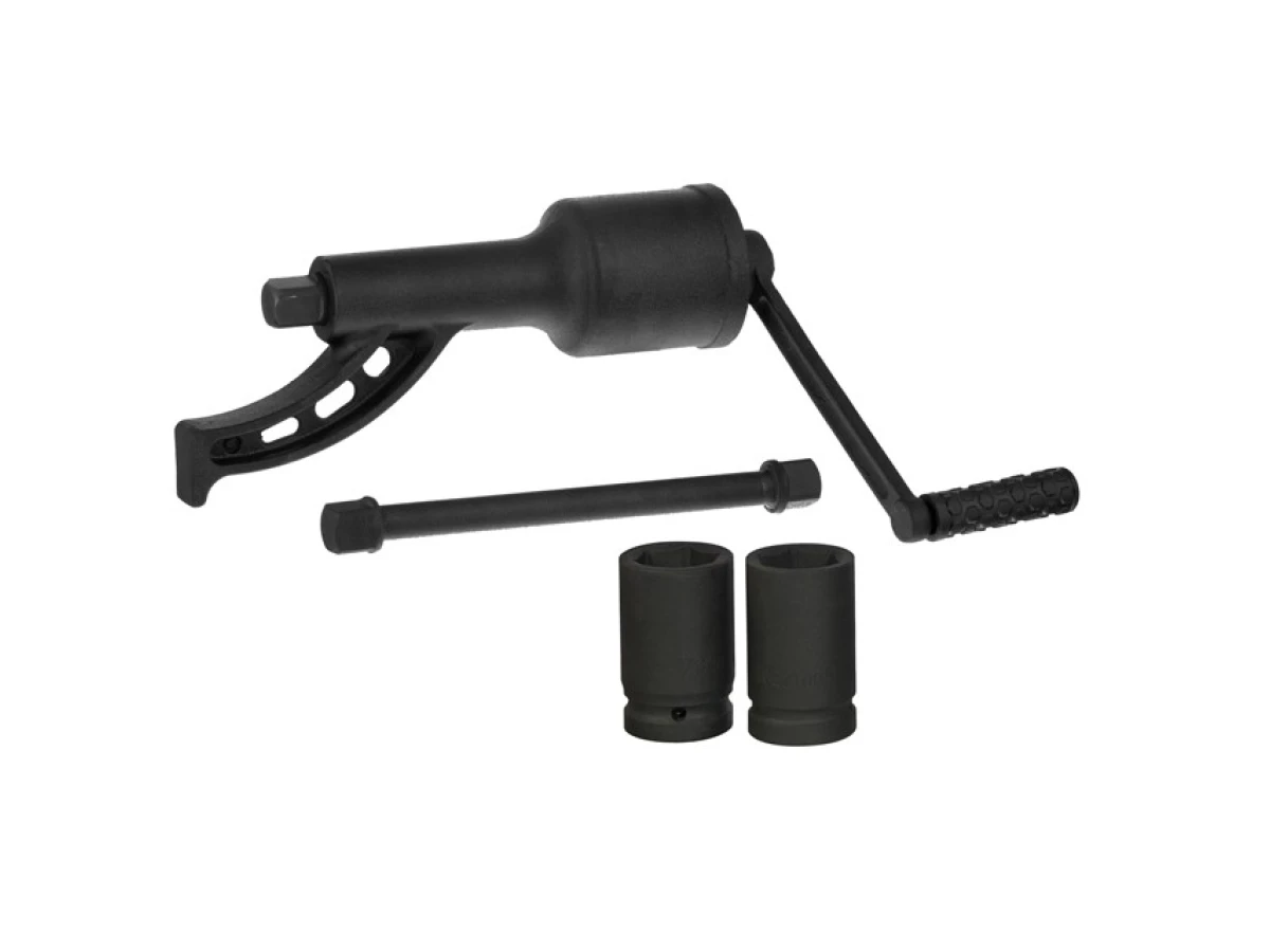 Ключ балонний роторний для вантажних автомобілів 340 мм, пластиковий кейс INTERTOOL XT-0005 