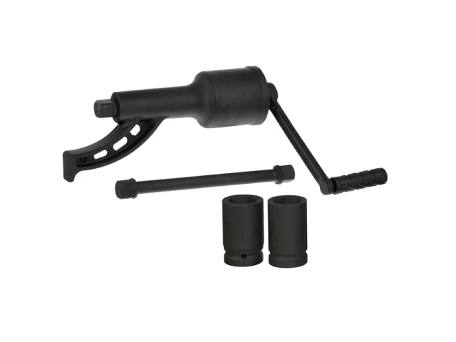 Ключ балонний роторний для вантажних автомобілів 340 мм, пластиковий кейс INTERTOOL XT-0005 