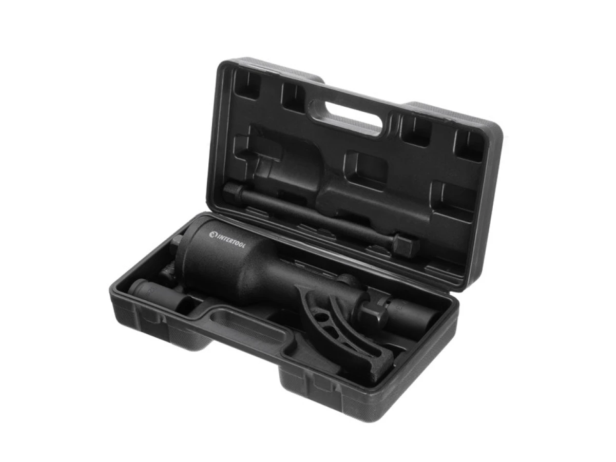 Ключ балонний роторний для вантажних автомобілів 340 мм, пластиковий кейс INTERTOOL XT-0005 