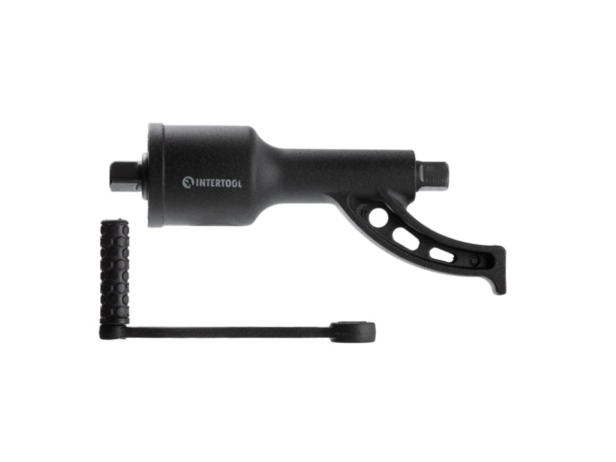 Ключ балонний роторний для вантажних автомобілів 340 мм, пластиковий кейс INTERTOOL XT-0005 