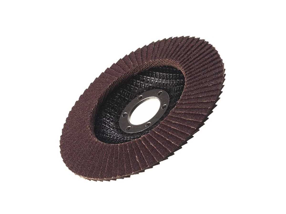 Диск шліфувальний пелюстковий 115 x 22мм зерно K100 INTERTOOL BT-0110 