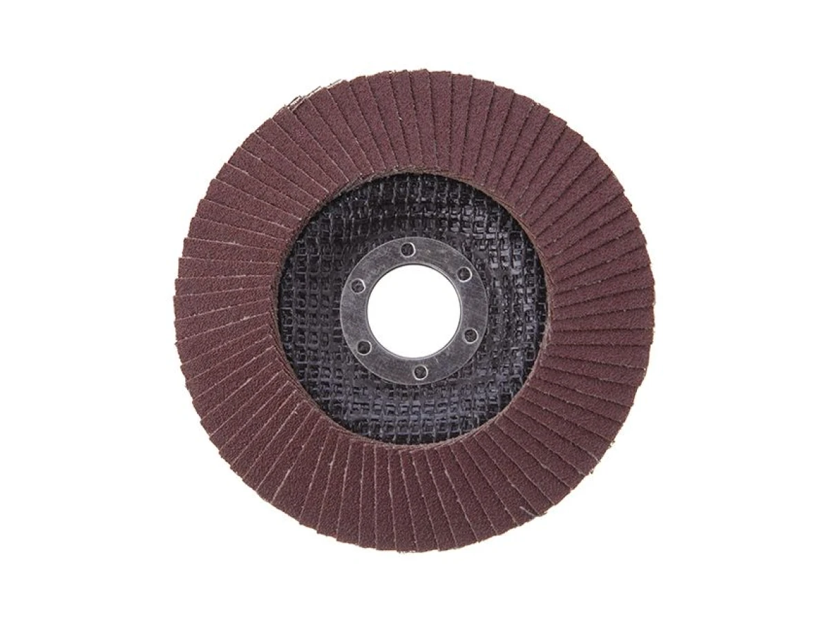 Диск шліфувальний пелюстковий 115 x 22мм зерно K120 INTERTOOL BT-0112 