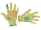 Перчатки садовые с нитриловым покрытием 8" зеленые INTERTOOL SP-0163 