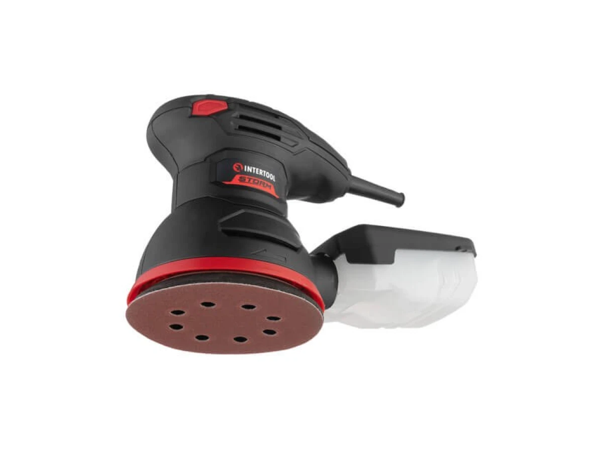 Шлифмашина эксцентриковая 125 мм, 300 Вт, 5000-12000 об/мин INTERTOOL WT-0541 