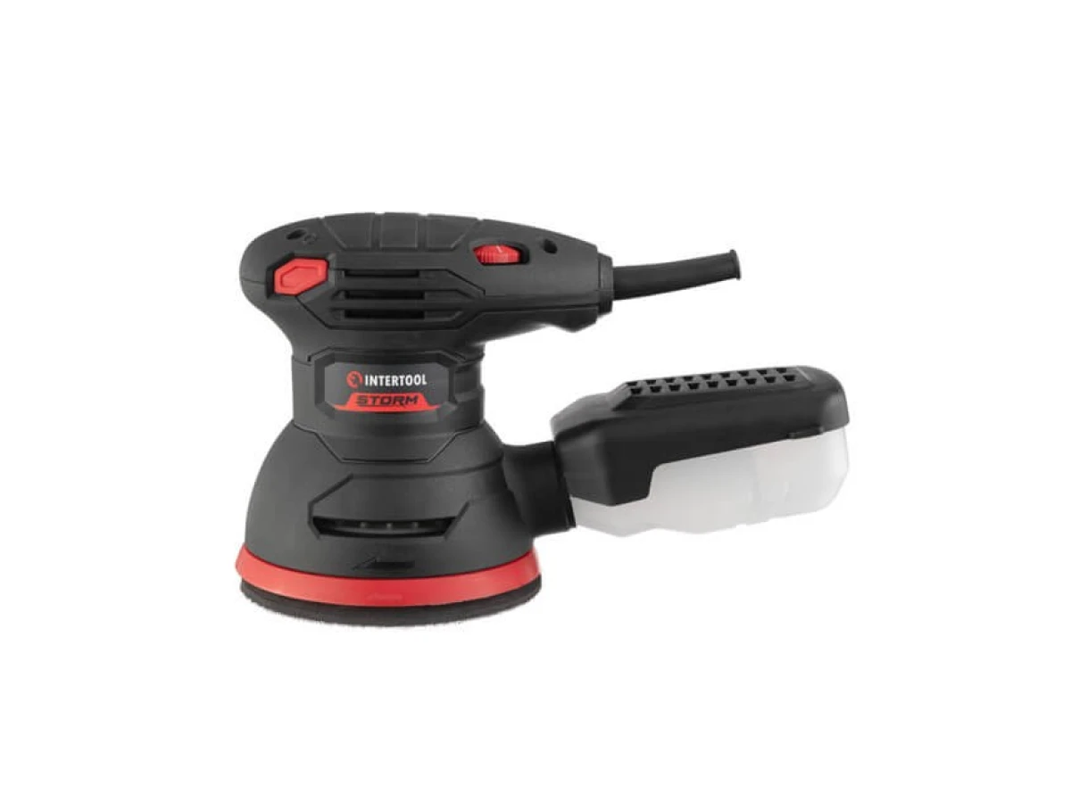 Шлифмашина эксцентриковая 125 мм, 300 Вт, 5000-12000 об/мин INTERTOOL WT-0541 