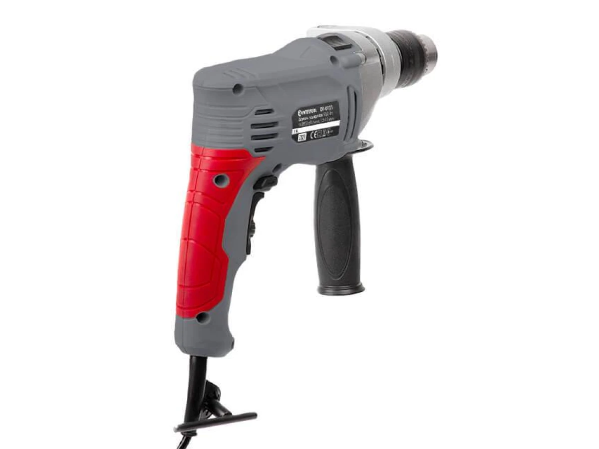 Дрель ударная 950Вт, 0-2800 об/мин, 1.5-13мм, реверс, металлический корпус редуктора INTERTOOL DT-0121 