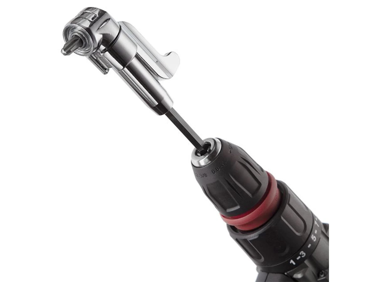 Кутовий адаптер для насадок для викруток 1/4", CrV INTERTOOL VT-0106 