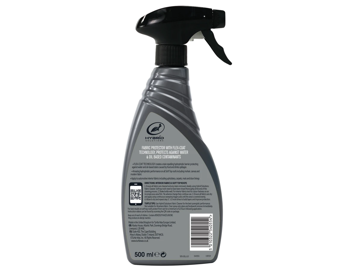 Засіб для захисту текстилю з керамікою Turtle Wax HS FABRIC PROTECTOR 500 мл 