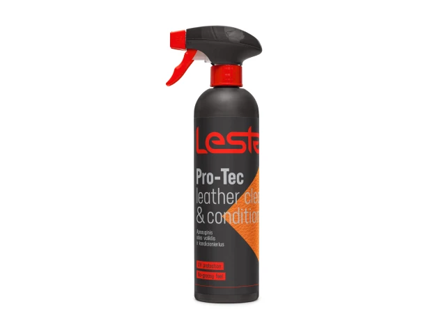 Засіб для очищення і просочення шкіряної оббивки Lesta Pro-Tec leather cleaner and conditioner 500 мл 
