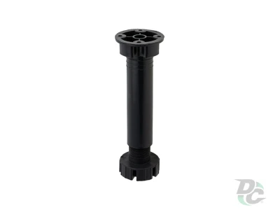 Ніжка кухонна пластикова h-150мм Чорна ДС ЄвроЛайн