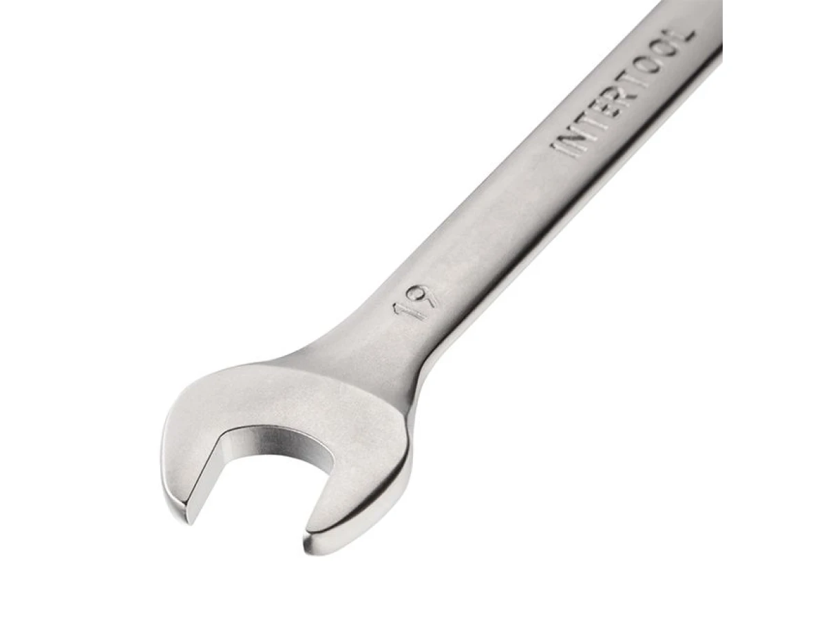 Ключ комбінований 19 мм CrV INTERTOOL HT-1219 