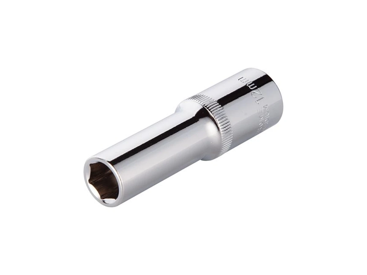 Головка шестигранна подовжена 1/2" 12*78 мм CrV INTERTOOL ET-0112 