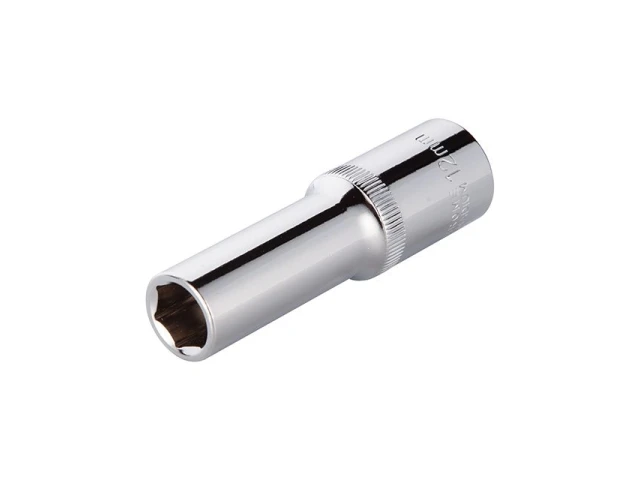 Головка шестигранна подовжена 1/2" 12*78 мм CrV INTERTOOL ET-0112 