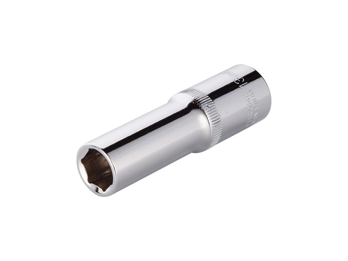 Головка шестигранна подовжена 1/2", 13*78 мм CrV INTERTOOL ET-0113 