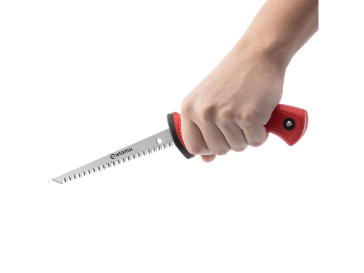 Ножівка для гіпсокартонних плит 150мм, 7 зуб/дюйм INTERTOOL HT-3121 
