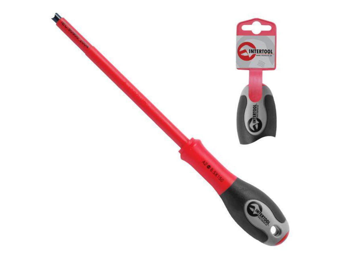 Викрутка хрестова ізольована PZ0, 60 мм, 1000 В INTERTOOL VT-3220 