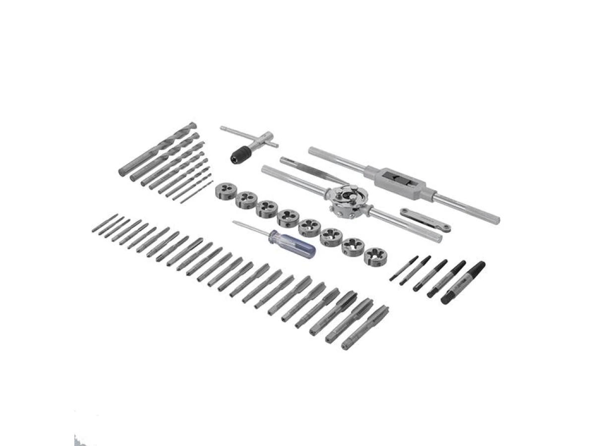 Набор плашек M3-M12 и метчиков M3-M12, 52ед INTERTOOL SD-8052 