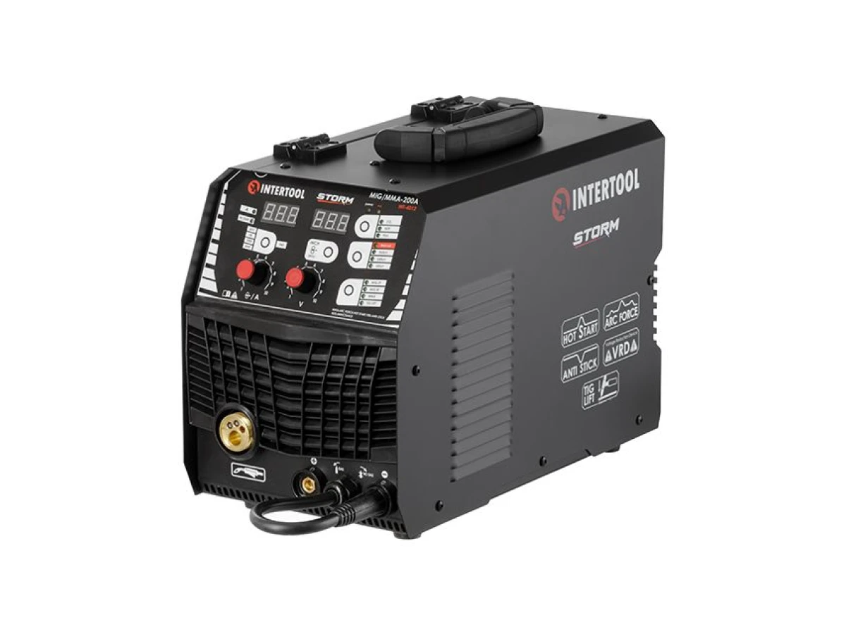 Напівавтомат інверторний MIG/MMA-200A, STORM INTERTOOL WT-4012 
