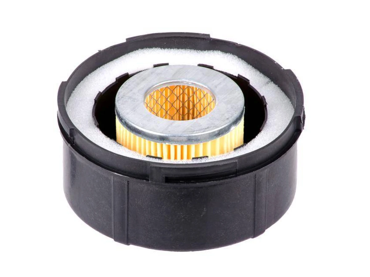 Воздушный фильтр для компрессора, диаметр резьбы М32, пластиковый корпус, сменный бумажный фильтрующий элемент, к PT-0040 / 0050 / 0052 INTERTOOL PT-9084 