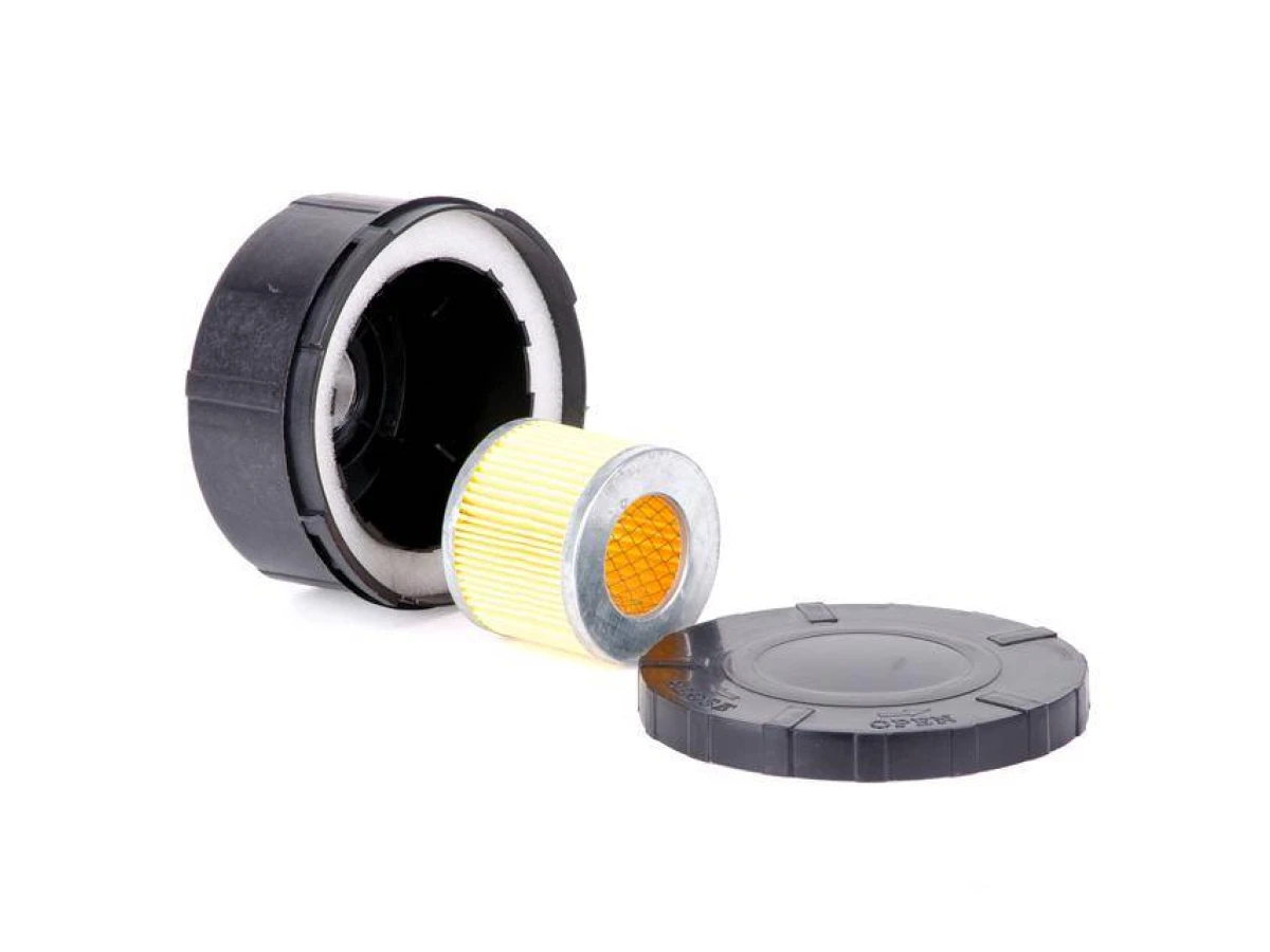 Воздушный фильтр для компрессора, диаметр резьбы М32, пластиковый корпус, сменный бумажный фильтрующий элемент, к PT-0040 / 0050 / 0052 INTERTOOL PT-9084 