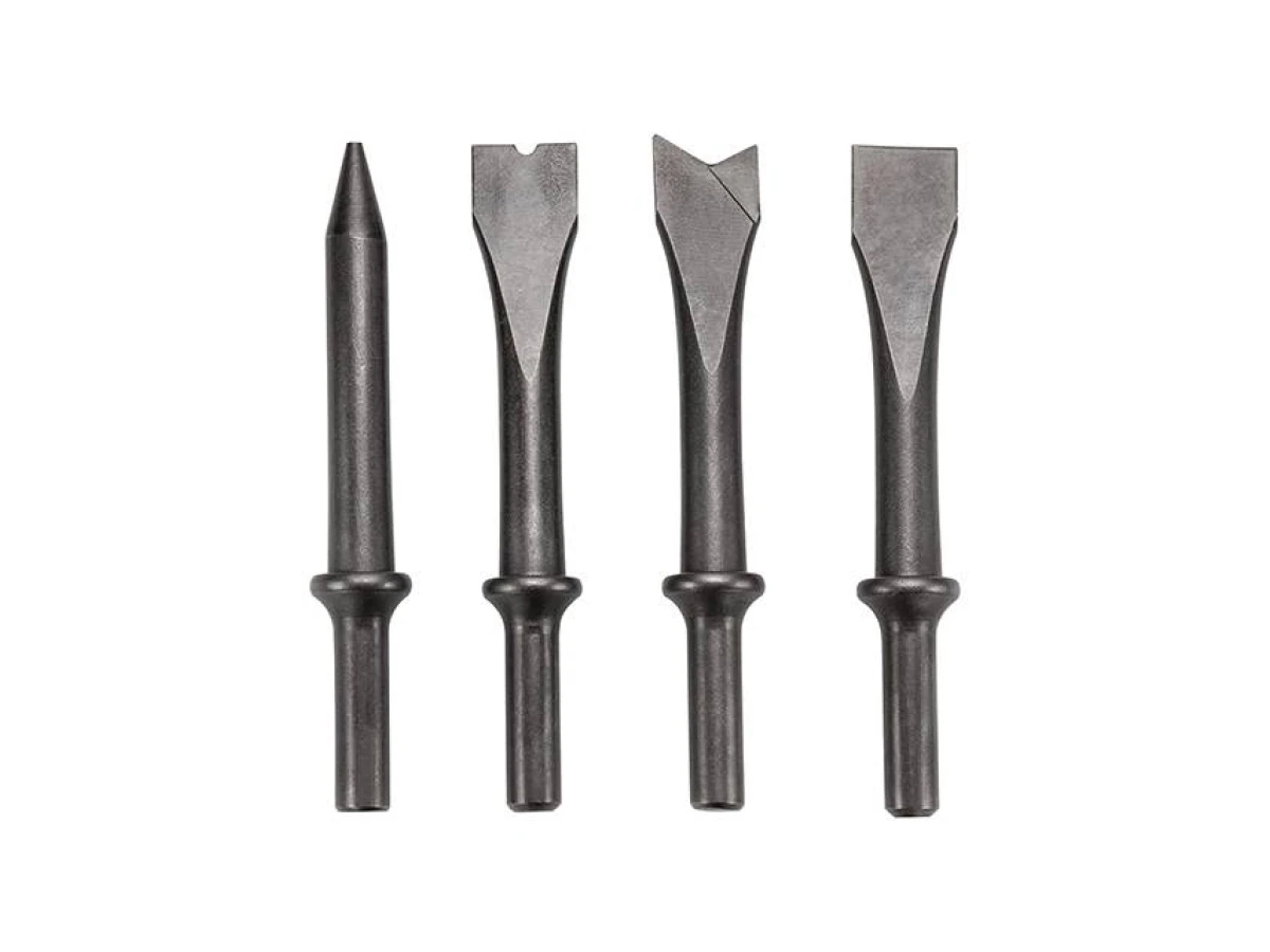 Зубило пневматичне 150 мм із набором насадок 4 од. INTERTOOL PT-1302 