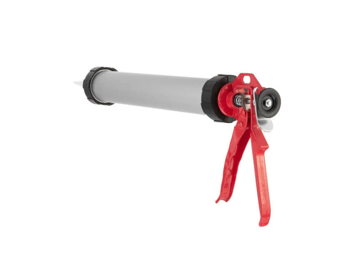 Пістолет для видавлювання силікону 600 мл INTERTOOL HT-0026 