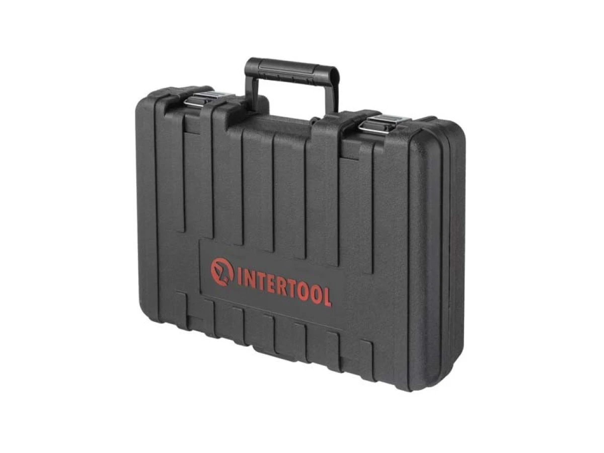 Перфоратор 1000 Вт, 3.5 Дж, 0-1300 об/хв., 0-5100 уд/хв., 3 режими, SDS plus INTERTOOL DT-0185 