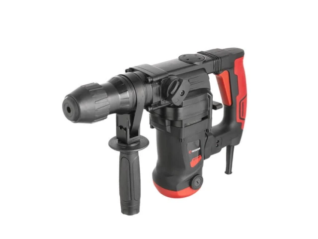 Перфоратор 1250Вт, 3 режима, 0-800 об/мин, 0-3900 уд/мин, 4 Дж, регулировка оборотов INTERTOOL WT-0161 
