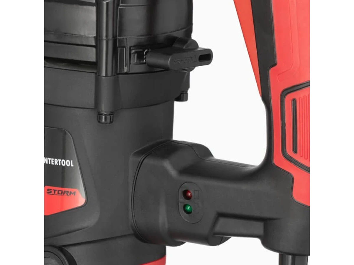 Перфоратор 1250Вт, 3 режима, 0-800 об/мин, 0-3900 уд/мин, 4 Дж, регулировка оборотов INTERTOOL WT-0161 