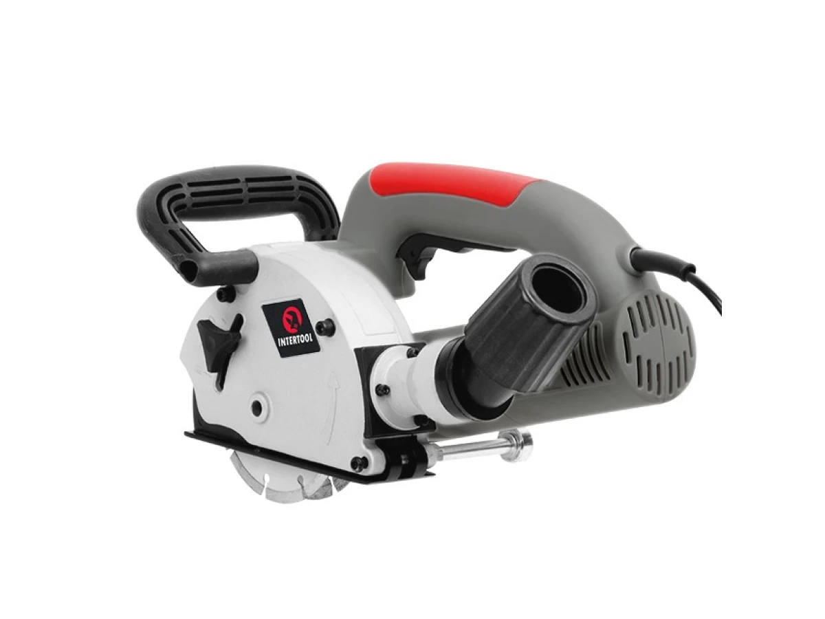 Штроборіз 1400 Вт, 9000 об/хв., диск 125 мм, гл. пропилу 8-30 мм, шир. пропилу 8-26 мм INTERTOOL DT-0200 