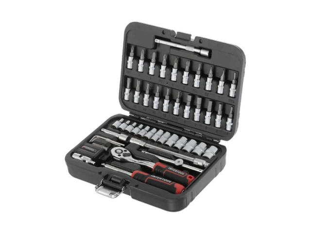 Набір інструментів 1/4 ", 46 од., Cr-V STORM INTERTOOL ET-8046 