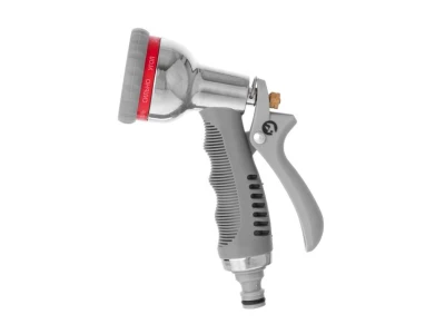 Пистолет-распылитель для полива хромированный, 8 функций INTERTOOL GE-0004