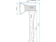 Сокира 600 г, ручка з фібергласу INTERTOOL HT-0261 