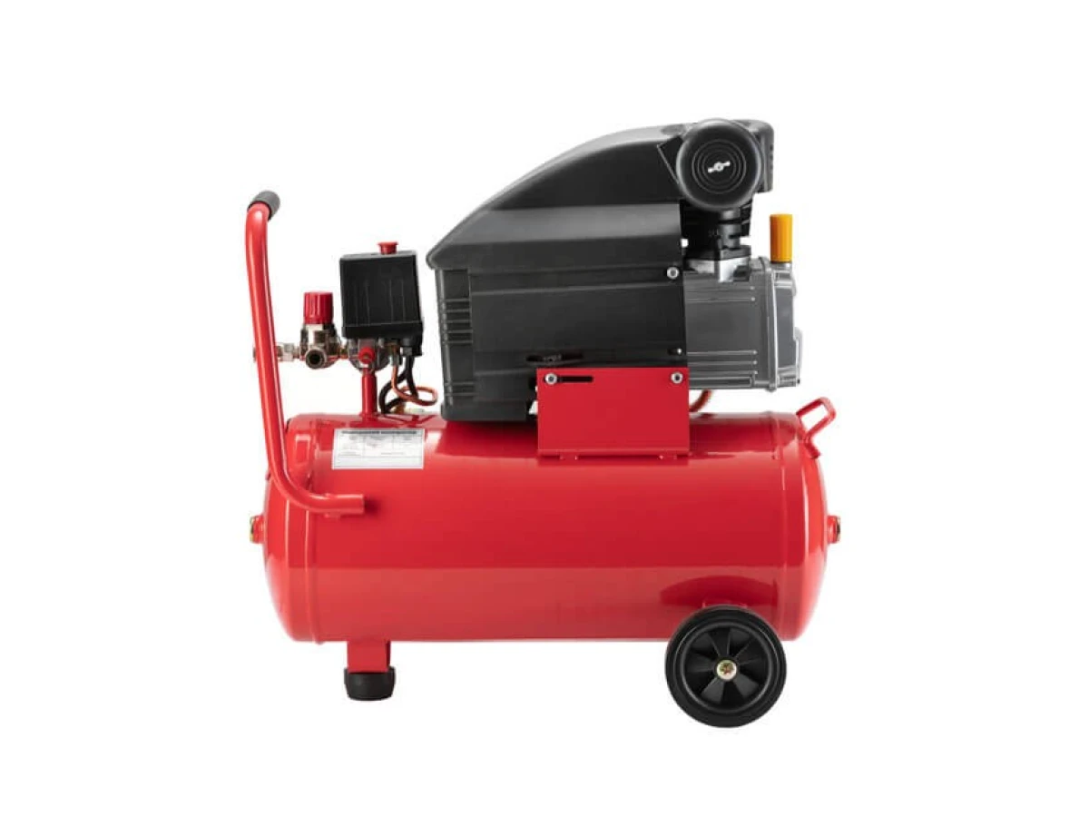 Компресор 24 л, 1500 Вт, 220 В, 8 атм, 206 л/хв. INTERTOOL PT-0010 