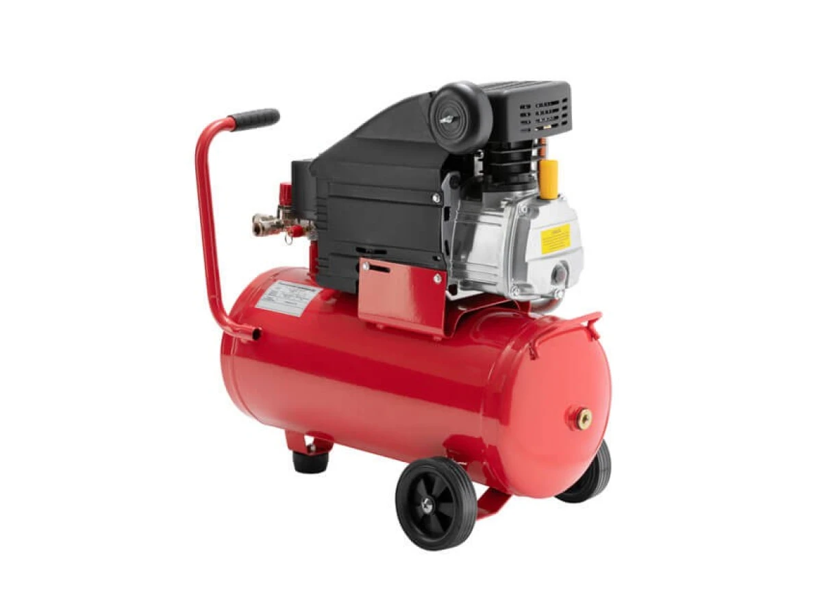 Компресор 24 л, 1500 Вт, 220 В, 8 атм, 206 л/хв. INTERTOOL PT-0010 