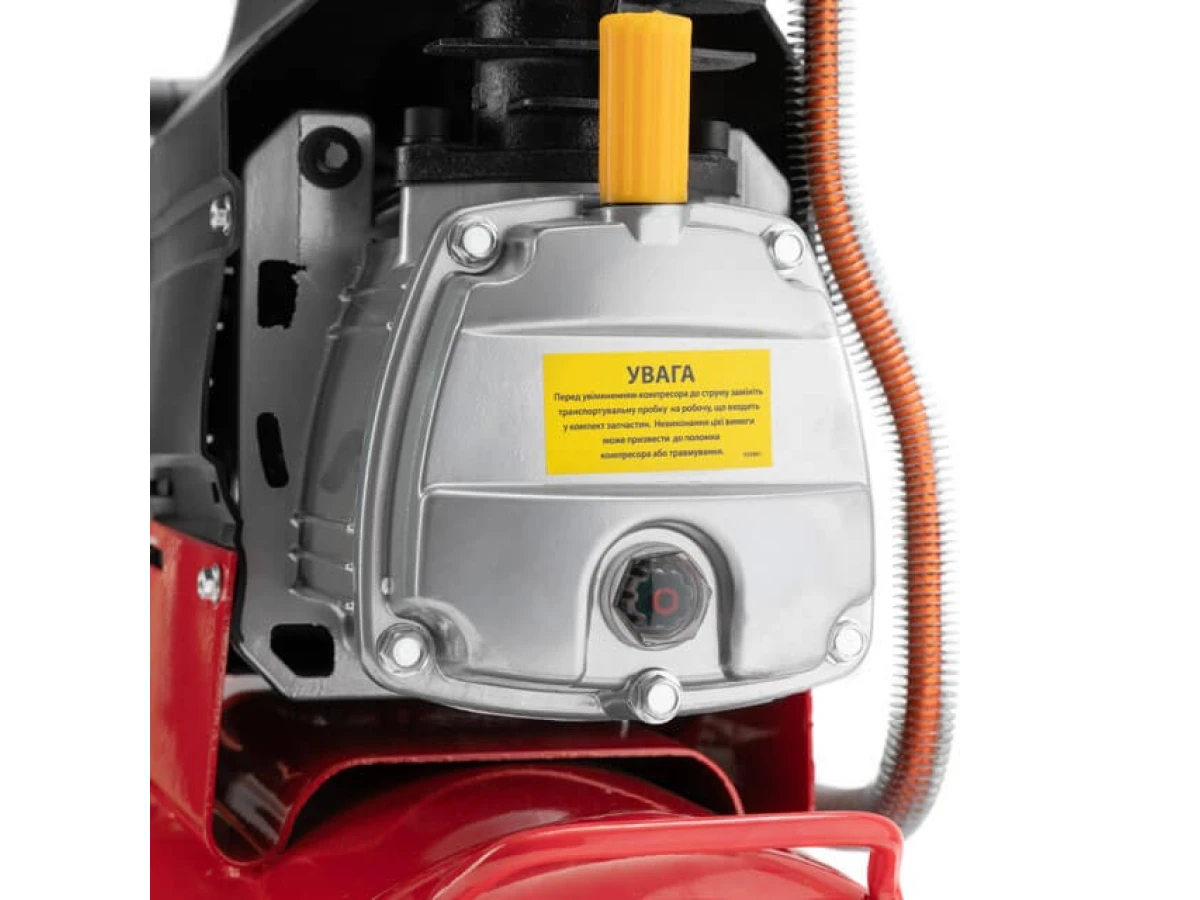 Компресор 24 л, 1500 Вт, 220 В, 8 атм, 206 л/хв. INTERTOOL PT-0010 