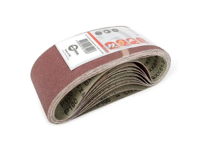 Стрічка шліфувальна 75 x 457мм, зерно 100 уп.10шт. INTERTOOL BT-0310