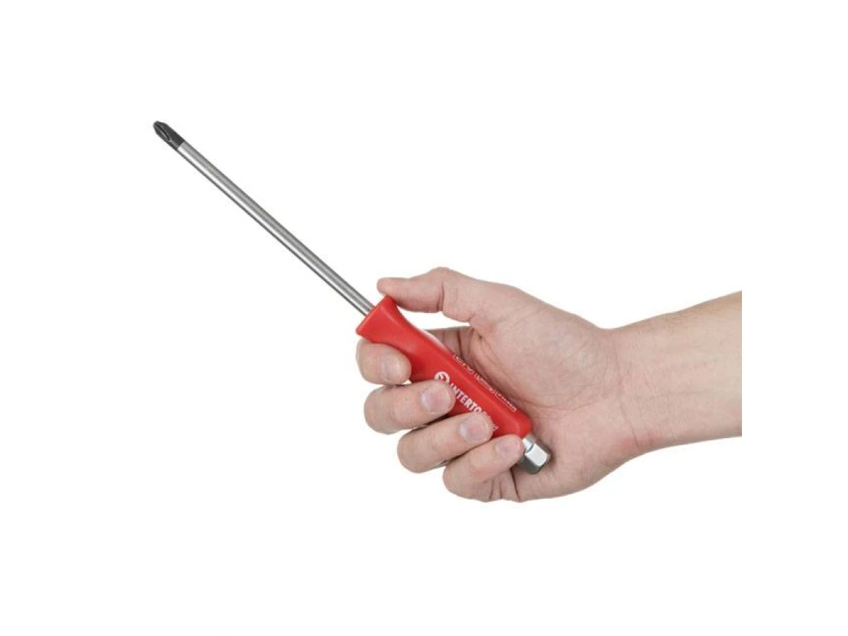 Викрутка шліцева PH3*150 мм, CrV INTERTOOL HT-0489 