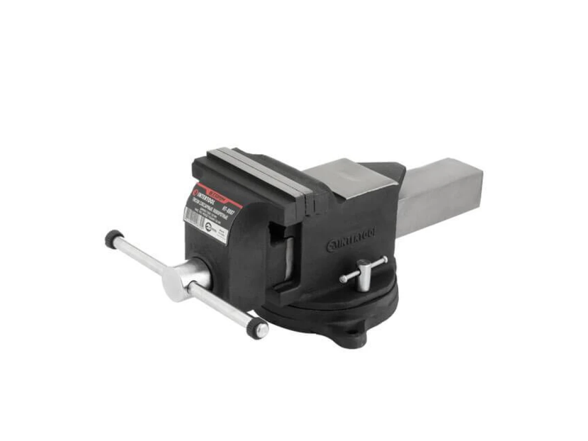 Тиски слесарные поворотные 150 мм STORM INTERTOOL HT-0087 