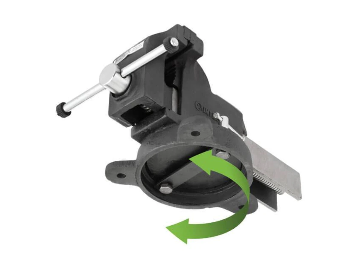 Тиски слесарные поворотные 125 мм STORM INTERTOOL HT-0086 