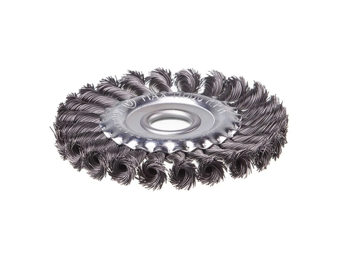 Щітка кільцева 125x22.2 мм (пучки крученого дроту) INTERTOOL BT-7125 