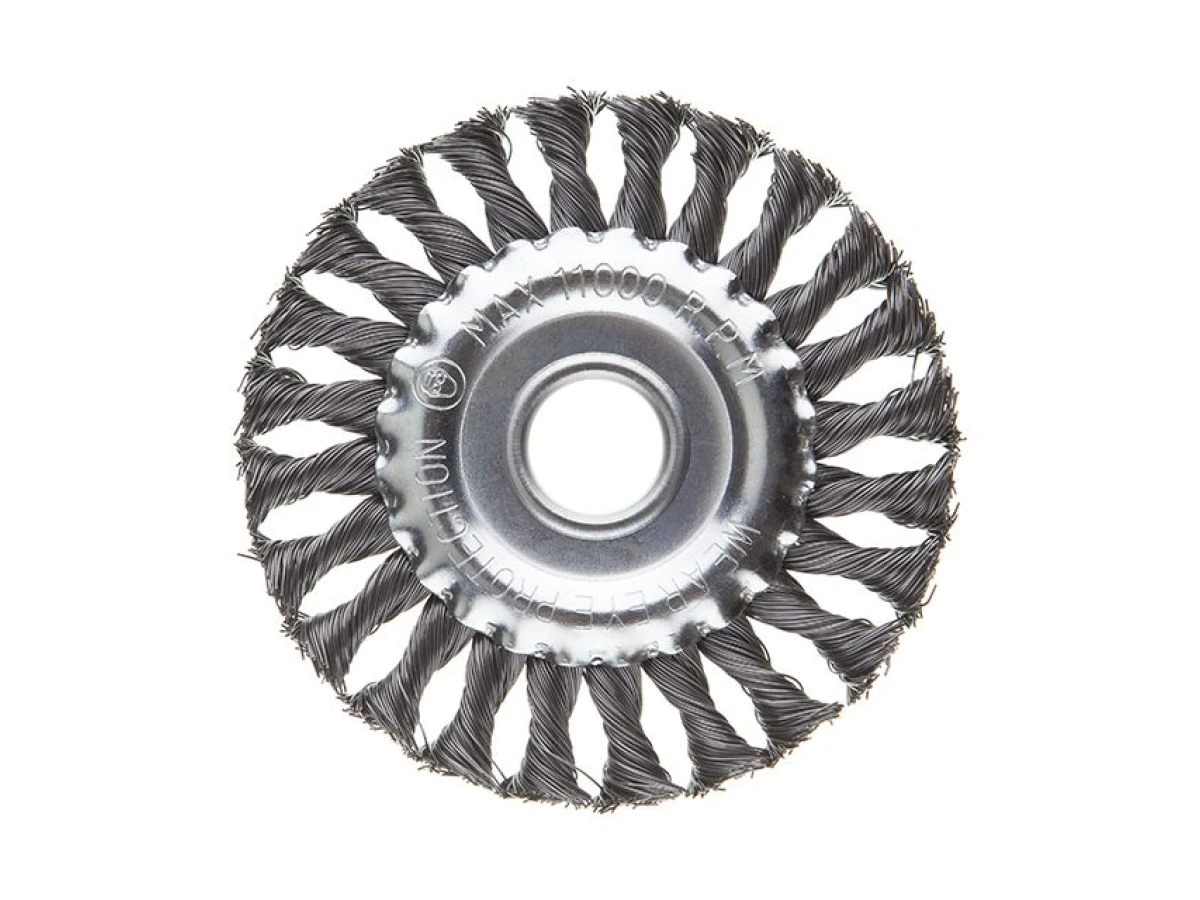 Щітка кільцева 125x22.2 мм (пучки крученого дроту) INTERTOOL BT-7125 