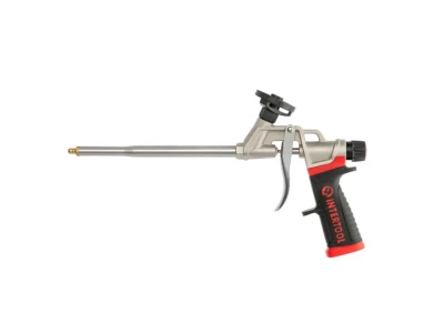 Пістолет для піни з тефлоновим покриттям тримача балона + 4 насадки, професійний INTERTOOL PT-0609